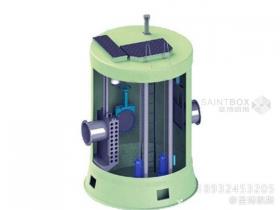 玻璃鋼智能型一體化預制泵站，污水提升泵站廠家，污水提升一體化水箱